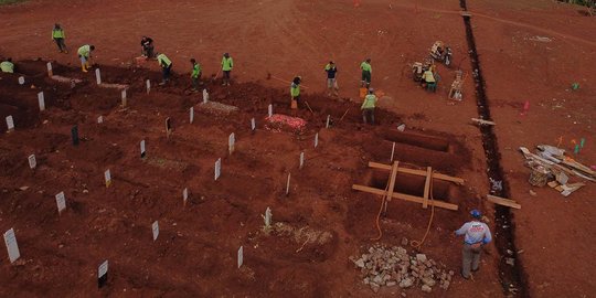 Melihat Area Baru Pemakaman dengan Protokol Covid-19