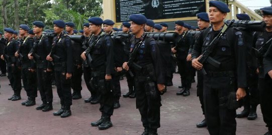 200 Personel Brimob Polda Maluku BKO ke Jakarta Amankan Demonstrasi