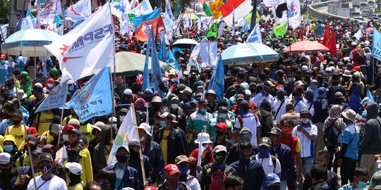 Pemprov DKI Jaga Ketat Sudirman-Thamrin Antisipasi Demo Susulan UU Cipta Kerja