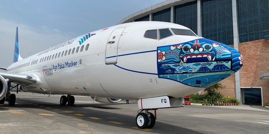 Garuda Indonesia Kembali Rilis Pesawat Bermasker