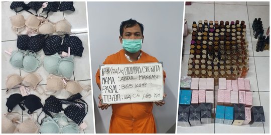 Kena PHK, Mantan Pegawai Curi Bra untuk Dijual Online dari Mal di Badung