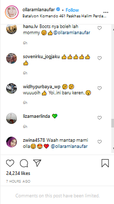 potret olla ramlan pakai seragam paskhas