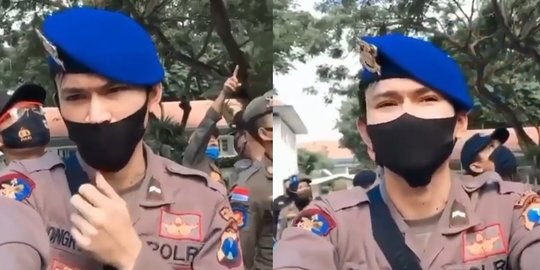 Polisi Bening Banget Sampai Mau Dibungkus Pendemo, Emangnya Ketoprak