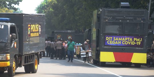 Razia Cegah Anarko, Polisi Tangkap Peserta Demo Bawa Ketapel