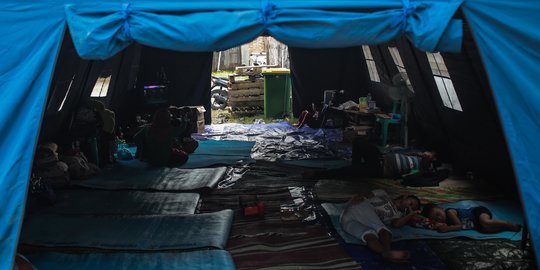 Curah Hujan Naik, Pemerintah Susun Strategi Cegah Klaster Covid-19 di Pengungsian