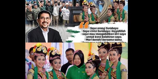 Gara-Gara Pakai Foto Orang Lain tanpa Izin, Calon Wali Kota Surabaya Ditegur Pelajar