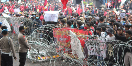 Polisi Bidik Tersangka Lain Kasus Kerusuhan Demo Tolak UU Cipta Kerja