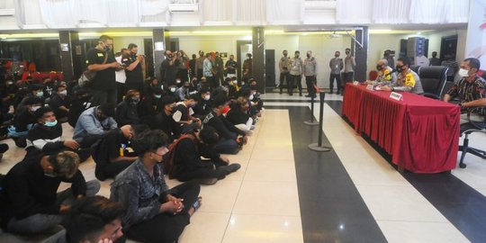 5 Penyusup Demo Tolak Omnibus Law di Banjarmasin Positif Narkoba