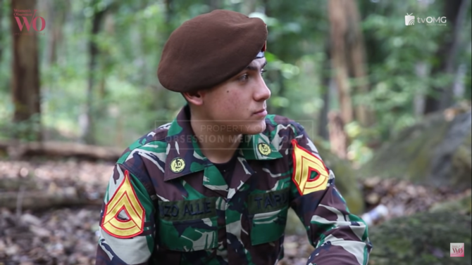 potret keren taruna tni enzo zenz allie di alam