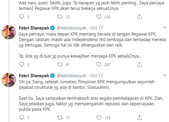 febri diansyah unggah amplop slip gaji