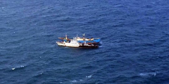 Bakamla RI Tangkap 2 Kapal Pencuri Ikan Asal Vietnam di Perairan Natuna