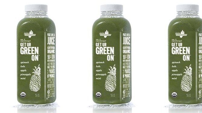 sweet green veggie juice