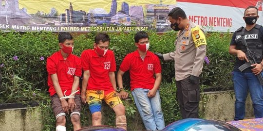 Polisi Ringkus BG, Jambret Incar Ponsel Pesepeda Melintas di Menteng Jakpus