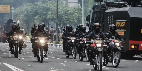 6.000 Petugas Disiagakan Jaga Demo di Sekitar Istana Besok