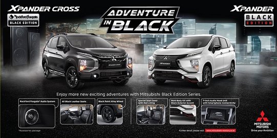 Ini Perbedaan Mitsubishi Xpander Cross Rockford Fosgate & Xpander Black Edition