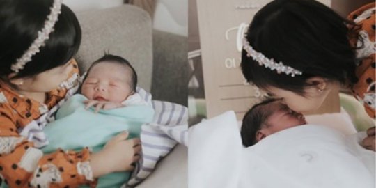 Potret Lucu Bayi Chelsea Olivia Baru Lahir Dipangku Sang Kakak, Namanya Penuh Makna