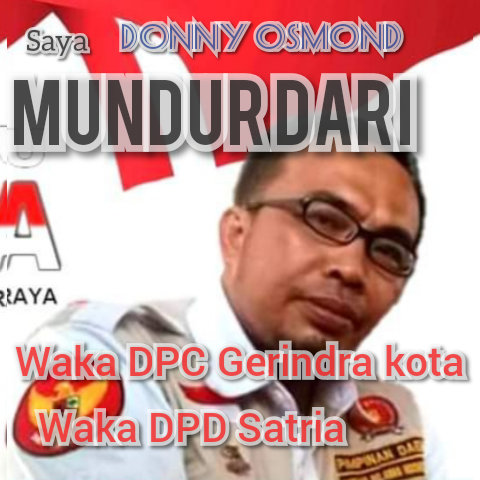 3 waka dpc gerindra kota bengkulu mengundurkan diri