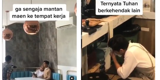 Mantan Pacar Foto Prewed di Tempat Kerjanya, Pria Ini Menangis Sesenggukan