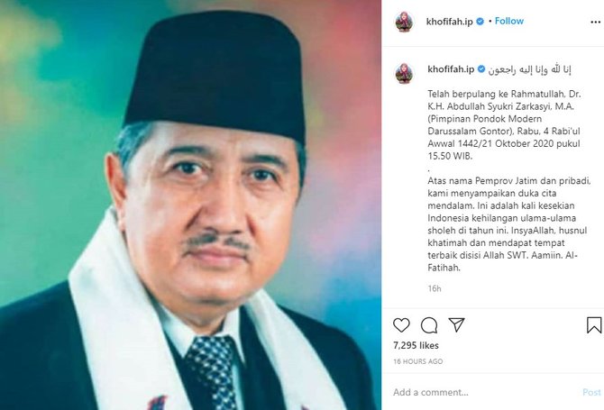 pimpinan ponpes gontor abdullah syukri zarkasyi