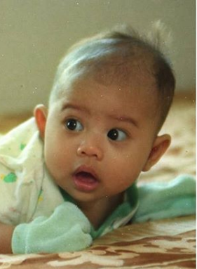 masa kecil pemeran suara hati istri