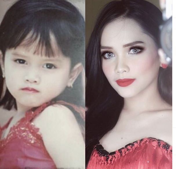 masa kecil pemeran suara hati istri