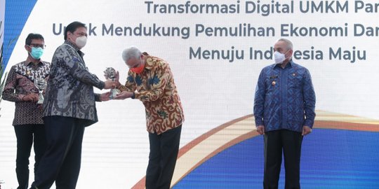 Raih Penghargaan TPID, Menko Perekonomian Puji Kinerja Gubernur Jateng