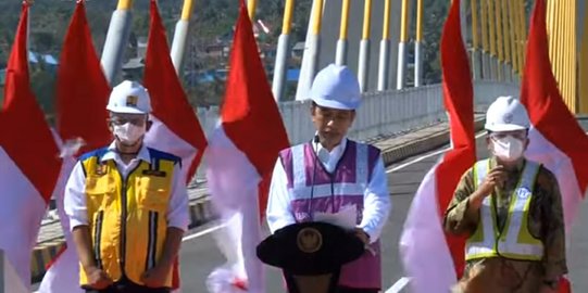 Pembangunan Jembatan Teluk Kendari Gunakan 90 Persen Material Lokal