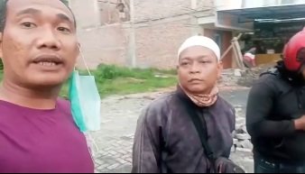 viral pengendara motor diberhentikan