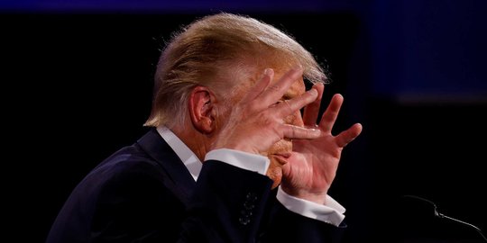 Debat Terakhir Capres AS, Trump Klaim Dirinya Orang Paling Tidak Rasis