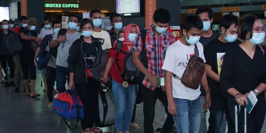 552 Pekerja Migran Ilegal Dipulangkan dari Malaysia