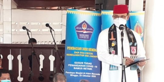 Sukseskan Bulan Dana PMI, Anies Ajak Warga Jakarta Berdonasi dan Donor Darah