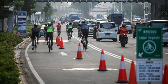 Pengendara Sepeda Naik 200 Persen Selama PSBB Transisi Jakarta