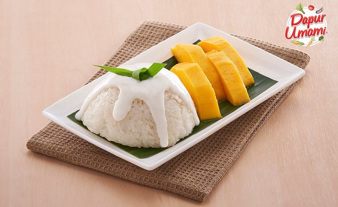 4 Cara Membuat Mango Sticky Rice Camilan Andalan Thailand Yang Lagi Hits Merdeka Com