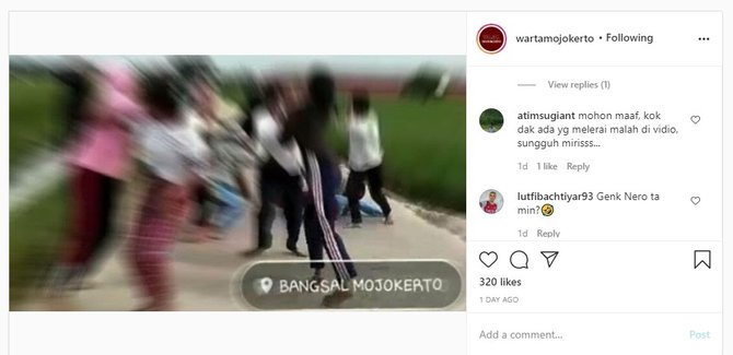 siswi sma mojokerto tawuran di pinggir jalan