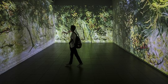 Mengunjungi Pameran Proyeksi Video Mapping di Galeri Nasional