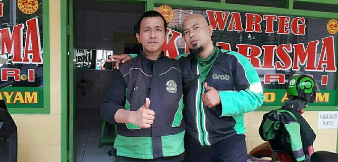 driver ojol mirip ahmad dhani