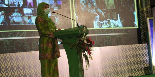 Khofifah Tegaskan Sikap Muslimat NU Netral di Pilkada 2020