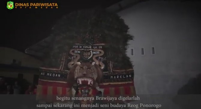 ada sejak 16 tahun lalu sanggar budaya ini lestarikan reog singo menggolo di medan