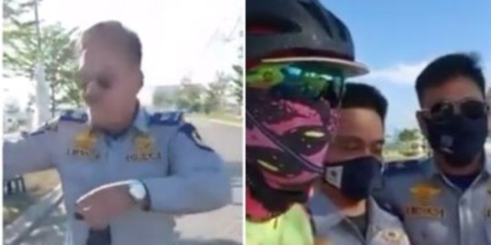 Viral Petugas Dishub Ditegur Pesepeda Karena Tak Pakai Masker, Alasannya Bikin Kesal