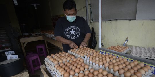 Harga Telur Turun Rp 2000 Perkilo