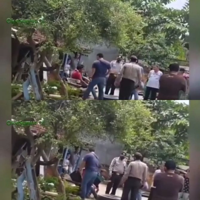 kedapatan curi ayam video pria diamuk massa di depan anaknya viral