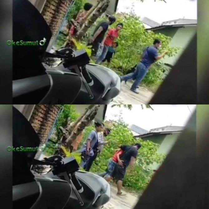 kedapatan curi ayam video pria diamuk massa di depan anaknya viral