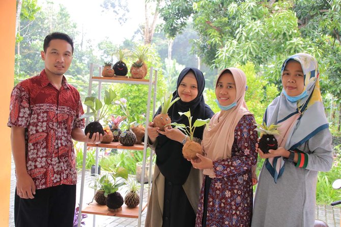 kokedama seni tanaman hias asal jepang