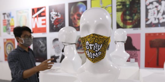 Ragam Desain Masker Unik di Pameran IDC 2020