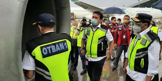 Menhub Budi Karya Pastikan Protokol Kesehatan Diterapkan di Bandara Soekarno Hatta