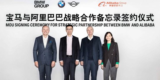 BMW Gandeng Alibaba Transformasi Digital Bisnis Otomotifnya di China