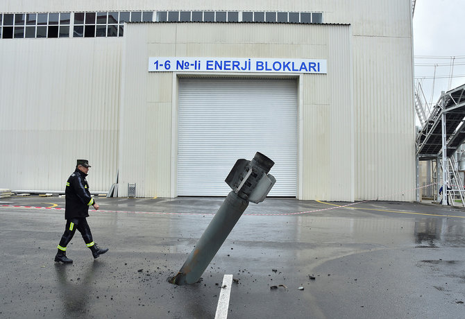 armenian rocket in azerbaijan