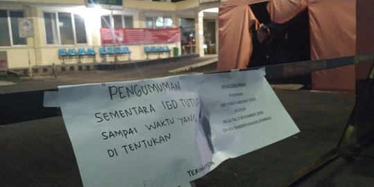 1 Tenaga Kesehatan Positif Covid-19, IGD RSUD Tasik Ditutup Sementara