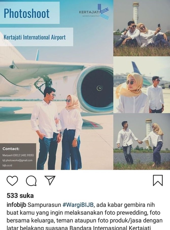 bandara kertajati jadi lokasi selfie