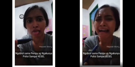 Viral Penipu Mengaku Polisi Dikerjain Seorang Wanita, Ini Videonya Kocak Abis